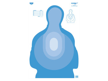 Birchwood Casey 37024 EZE-Scorer Silhouette Paper Target 23" x 35" 100 Per Pkg