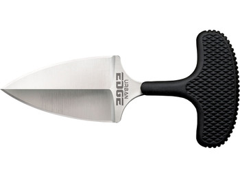 Cold Steel CS43XL Urban Edge 2.50" Fixed Plain Stone Washed Japanese AUS-8A SS Blade/Black Kray-Ex Handle