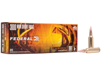 Federal F300WSMFS2 Fusion 300WSM 180gr Bonded Soft Point 20 Per Box/10 Case