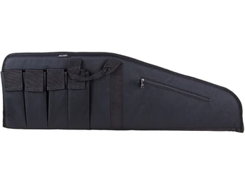 Bulldog BD422 Extreme Tactical 35" Black Water-Resistant Nylon, Tricot Lining, 4 External Velcro Magazine Pouches, Soft Padding