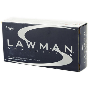 Speer 53919 Lawman  357 Sig 125 gr Total Metal Jacket Flat Nose 50 Per Box 20 Case UPC: 076683539199