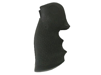 Hogue 46000 OverMolded Monogrip Black Rubber with Finger Grooves for Colt Python