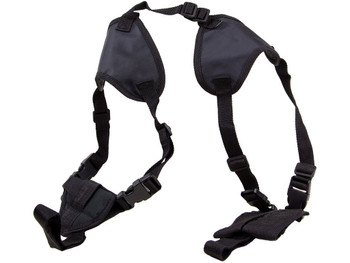 Bulldog WSHD20 Deluxe Shoulder Harness Black Nylon Harness Fits Ruger LCP/Glock 42/2-3" Barrel Ambidextrous