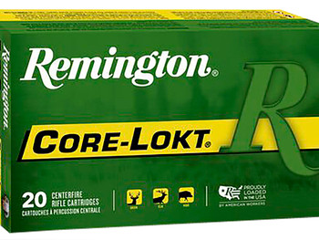 Remington Ammunition 22189 Core-Lokt 338WinMag 225gr Pointed Soft Point 20 Per Box/10 Case