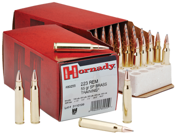 Hornady 80255 Custom  223Rem 55gr Spire Point 50 Per Box/10 Case                                                                                                                                        