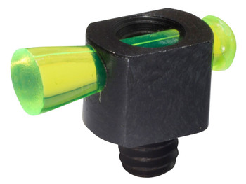 HiViz BD1007G Spark II Bead Replacement Front Sight Black | Green Fiber Optic Universal Threads