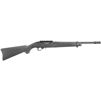 Ruger 1261 1022 Tactical 22 LR 101 16.10 Threaded Barrel With Flash Suppressor Satin Black Alloy Steel Black Synthetic Stock CrossBolt Manual Safety Optics Ready UPC: 736676012619