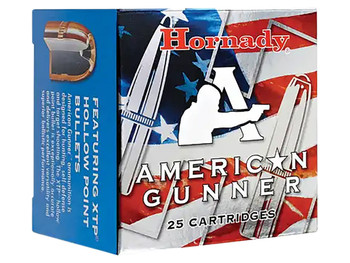Hornady 90324 American Gunner 38Special 125gr Hornady XTP Hollow Point 25 Per Box/10 Case