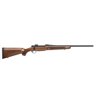 Mossberg 27882 Patriot  270 Win 51 22 Fluted Barrel wRecessed Match Crown Matte Blued Metal Finish SpiralFluted Bolt Walnut Stock Drop Box Magazine Adjustable LBA Trigger UPC: 015813278829