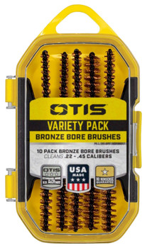 Otis FG380BP Variety Brushes MultiCaliber RiflePistol Firearm Bronze Bristles 10 Pk. UPC: 014895380109 Otis FG380BP Variety Brushes MultiCaliber RiflePistol Firearm Bronze Bristles 10 Pk. UPC: 014895380109