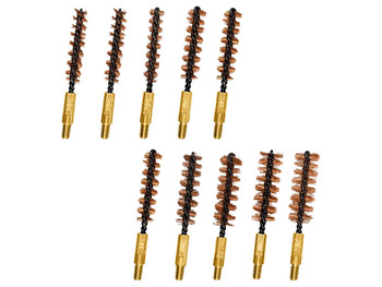 Otis FG380BP Variety Brushes Multi-Caliber Rifle/Pistol Firearm Bronze Bristles 10 Pk