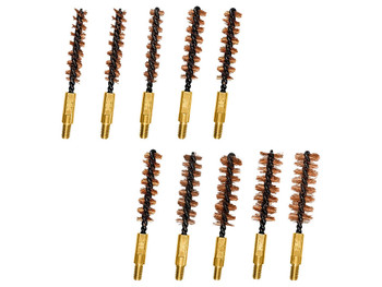 Otis FG380BP Variety Brushes Multi-Caliber Rifle/Pistol Firearm Bronze Bristles 10 Pk