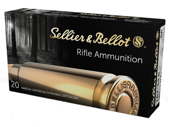 Sellier & Bellot SB76254RB Rifle 7.62x54mmR 180gr Soft Point 20 Per Box/20 Case
