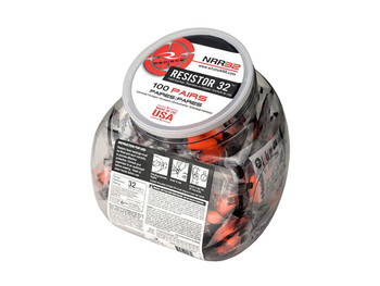 Radians FP8000RD/100 Foam Ear Plugs 32 dB In The Ear Orange
