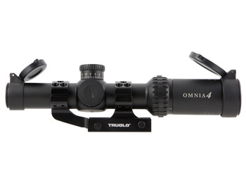 TruGlo TG-8514TLR Omnia Tactical Black Anodized 1-4x24mm 30mm Tube Illuminated APTR Reticle