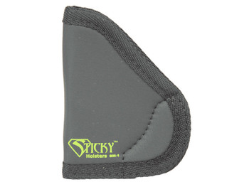 Sticky Holsters SM1 SM-1 IWB Size 1 Black/Green Latex Free Rubber Fits Beretta Tomcat/Bobcat Fits 2.40-2.75" Barrel Ambidextrous