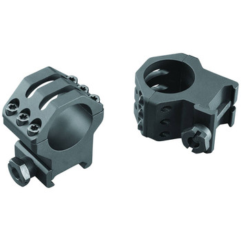 Weaver Mounts 99690 SixHole Picatinny Rings  Matte Black 1 Extra High UPC: 076683996909