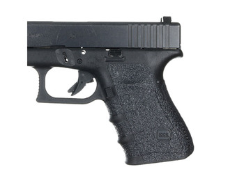 Talon Grips 110R Adhesive Grip Compatible w/Glock 19/23/25/32/38 Gen4 w/No Backstrap, Black Textured Rubber