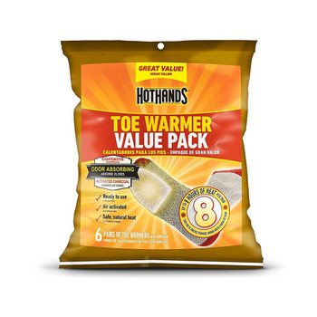 Hot Hands Toe Warmers 6 Count Value Pack, UPC : 094733100069 UPC: 094733100069