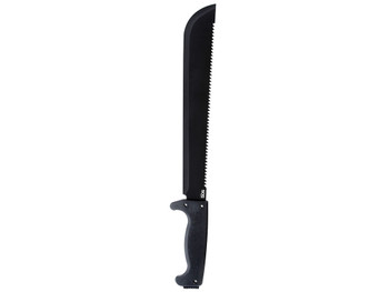 S.O.G SOG-MC01-N SOGfari 13" Black Powder Coated 3Cr13MoV SS Blade Black Kraton Handle 19" Long Includes Sheath