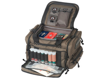 GPS Bags 1411SC Sporting Clays OD Green Nylon with Lockable Zippers, Storage Pockets, Pull-Out Rain Cover & Visual ID Storage System Holds 8-10 Shot Shell Boxes