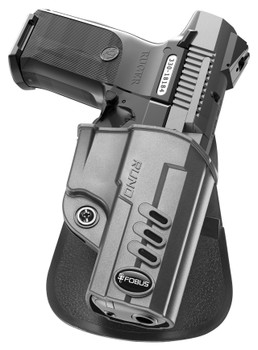 Fobus RUND Passive Retention Evolution OWB Black Polymer Paddle Fits Ruger SR Fits Ruger SR Compact Right Hand UPC: 676315035329