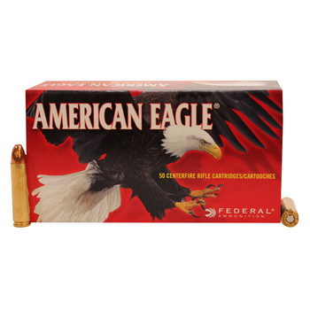 Federal American Eagle Hyper Velocity Centerfire Ammunition, 30 Carbine, Full Metal Jacketed, 110 Grain - 50 Cartridge Box ( 50 / 1 )