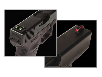 TruGlo TG131S2 Fiber-Optic Red/Fiber Optic Front Sight-Green/Fiber Optic Rear Sight Sig Sauer P-Series #6 Front/#8 Rear