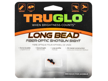 Truglo TG947ARM Long Bead Metal Universal Shotgun Fiber Optic Red 6-40