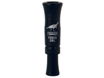 Primos 331 Power Owl Locator Open Call Owl Sounds Barred Owl Sounds Attracts Turkeys Black Acrylic