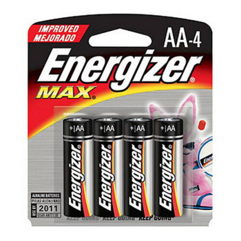 ENER MAX BATTERIES AA 4PK UPC: 039800011329