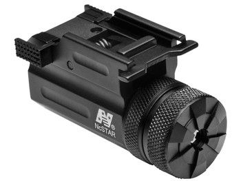 NcStar AQPTLMG Compact Green Laser with QR Weaver Mount Black Anodized