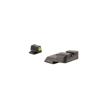 Trijicon 600850 HD XR Night Sights Smith  Wesson MPSD9SD40  Black  Green Tritium Yellow Outline Front Sight Green Tritium Black Outline Rear Sight UPC: 719307214019