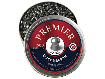 Crosman LDP22 Premier Ultra Magnum 22 Lead Domed Pellet 500/Tin