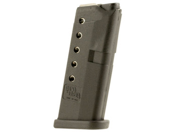 ProMag GLK10 Standard 6rd 380 ACP Compatible w/ Glock 42 Black DuPont Zytel Polymer