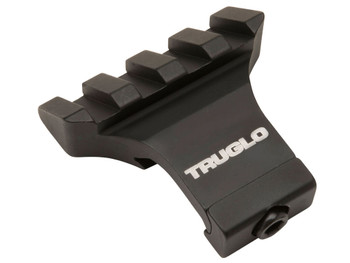 TruGlo TG8975B 45 Degree Offset Picatinny Rail Mount Black Anodized