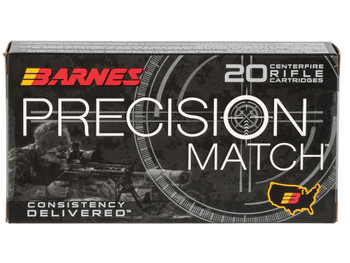 Barnes Bullets 30742 Precision Match 260Rem 140gr Open Tip Match Boat Tail 20 Per Box/10 Case