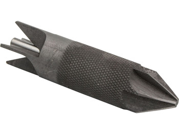 Hornady 050117 Lock-N-Load Deluxe 4-Blade Chamfer/Deburring Tool Silver Steel