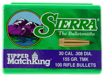 Sierra 7755 Tipped MatchKing 30Cal 155gr Tipped MatchKing 100/Box