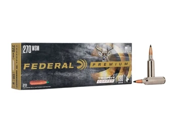 Federal P270WSMTC1 Premium 270WSM 130gr Trophy Copper 20 Per Box/10 Case