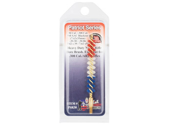 Pro-Shot PSR30 Patriot Series Bore Brush .30/ .308/ .300 Blackout/ 7.62mm Cal Rifle #8-32 Thread Nylon Bristles Brass Core