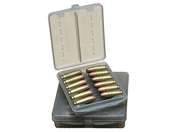 MTM Case-Gard W184541 Ammo Wallet Handgun 45 ACP 18rd Clear Smoke Polymer
