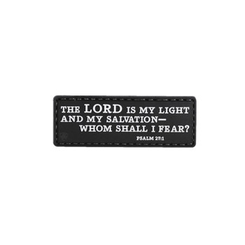 Psalm 27:1 Morale Patch UPC: 690104483009
