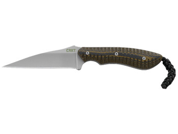 CRKT 2388 S.P.E.W. 3" Fixed Wharncliffe Plain Bead Blasted Black/Brown Blade/G10 Black/Brown G10 Handle Includes Sheath