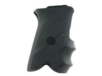 Hogue 85000 Rubber Grip Black Rubber with Finger Grooves for Ruger P85, P91