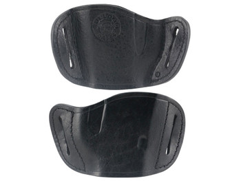 Bulldog MLBL Molded OWB Black Leather Belt Slide Fits Glock Fits Ruger P85 Fits S&W M&P 40 Right Hand
