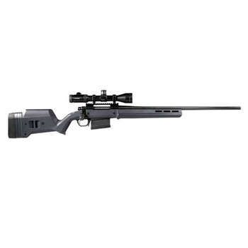 Magpul MAG483-GRY Hunter 700 Stock Fixed with Aluminum Bedding & Adjustable Comb Stealth Gray Synthetic for Remington 700 LA                                                                            