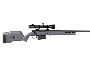 Magpul MAG483-GRY Hunter 700 Stock Fixed with Aluminum Bedding & Adjustable Comb Stealth Gray Synthetic for Remington 700 LA