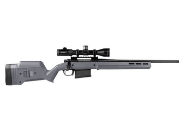 Magpul MAG483-GRY Hunter 700 Stock Fixed with Aluminum Bedding & Adjustable Comb Stealth Gray Synthetic for Remington 700 LA
