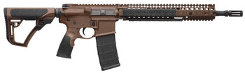 Daniel Defense 0208815126011 DDM4 M4A1 5.56x45mm NATO 14.50 301 MilSpec Brown Cerakote 6 Position wSoftTouch Overmolding Stock UPC: 815604015738